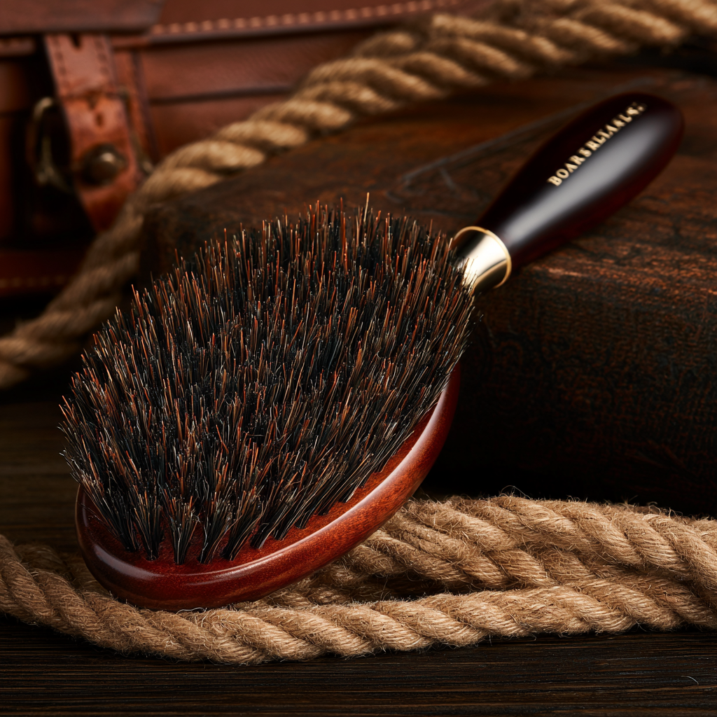 Boar Bristle Edge Brush